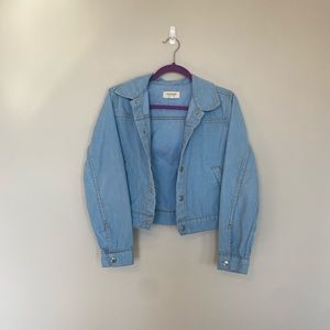 PACSUN LIGHT BLUE CORDUROY JACKET LIKE NEW 💎💿
